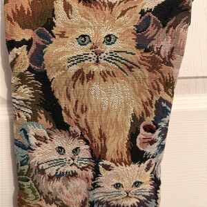 Cat Tapestry Crossbody Bag Purse